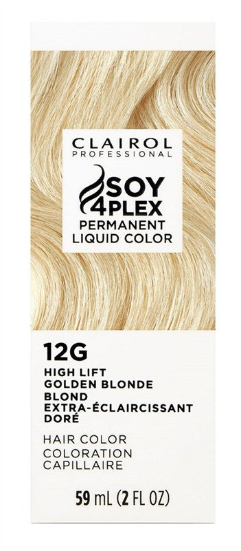 Clairol Liquicolor Permanent Haircolor 12G/Hl-G High Lift Golden Blonde 2oz
