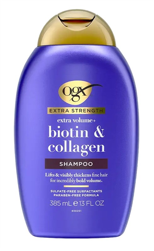 Ogx Shampoo Biotin & Collagen Extra Strength 13oz