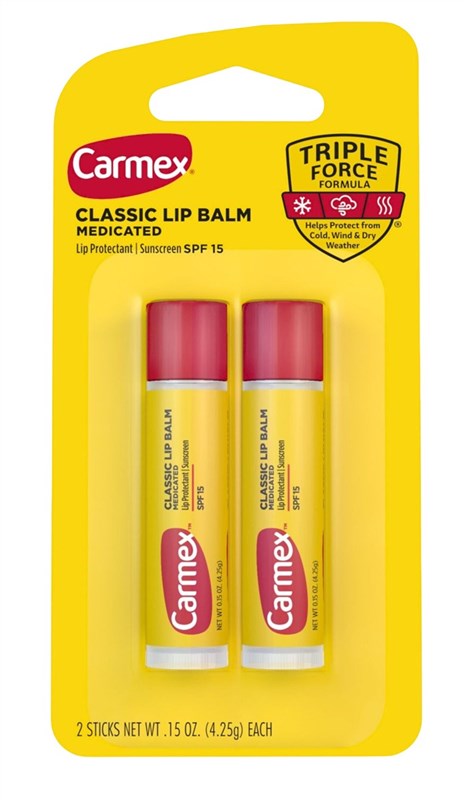 Carmex Lip Balm Stick Classic Medicated Spf#15 (6 Pieces)