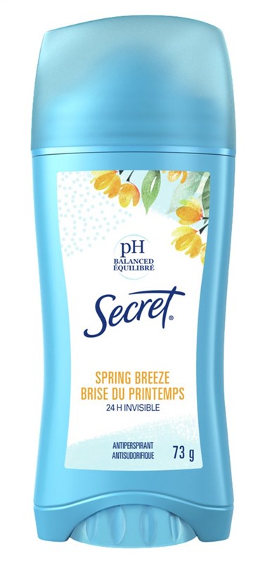 Secret Deodorant Solid 2.6oz Spring Breeze Antiperspirant