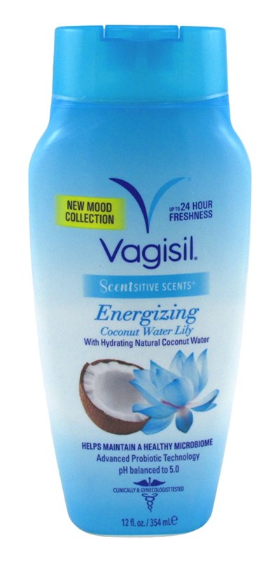 Vagisil Wash Scentsitive Scents Coconut Water Lily 12oz