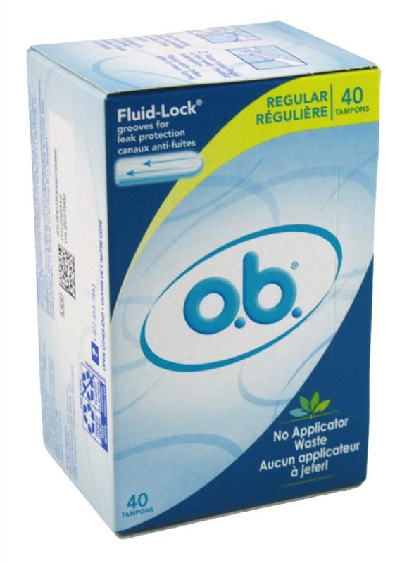 O.B. Tampons Regular Fluid Lock