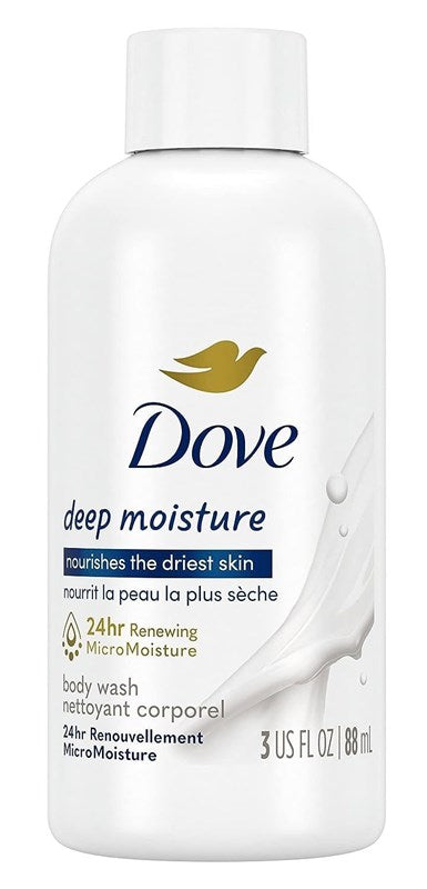 Dove Body Wash 3oz Deep Moisture)