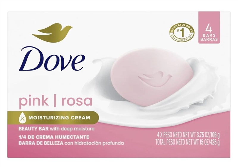 Dove Bar Soap Pink/Rosa 3.75oz