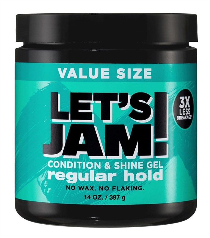 Lets Jam Condition & Shine Gel Regular Hold 14oz Jar