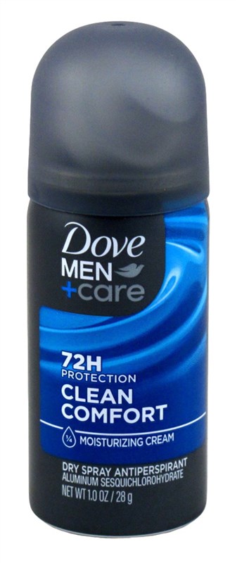 Dove Deodorant 1oz Dry Spray Men+Care Clean Comfort)