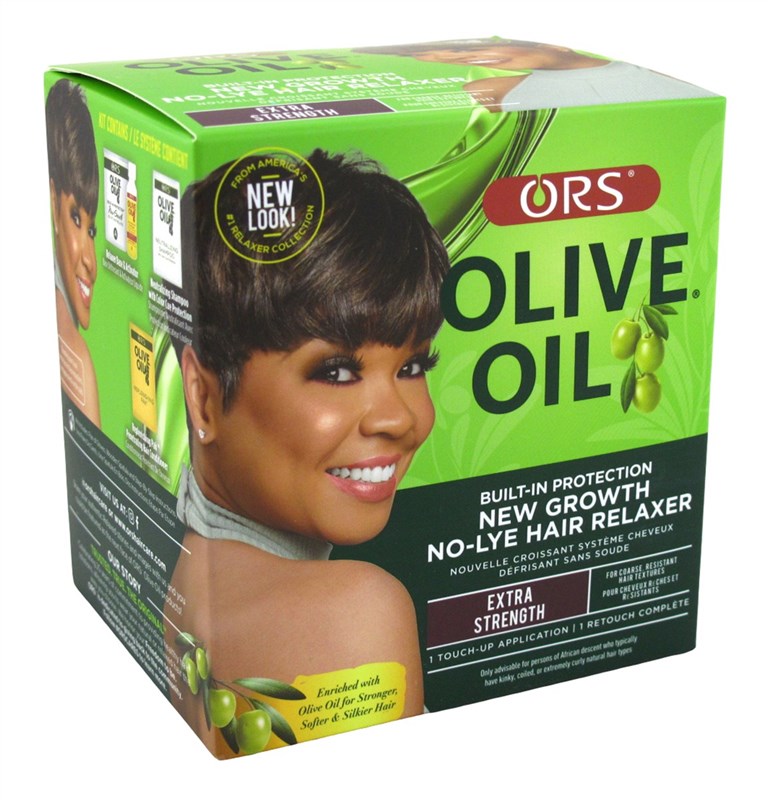 Ors Olive Oil No-Lye Relaxer New Growth Kit X-Strength