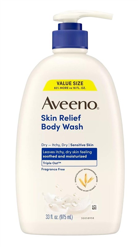 Aveeno Skin Relief Body Wash 33oz Fragrance-Free
