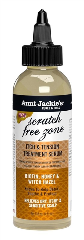 Aunt Jackies Scratch Free Zone Itch & Tension Treat Serum 4oz