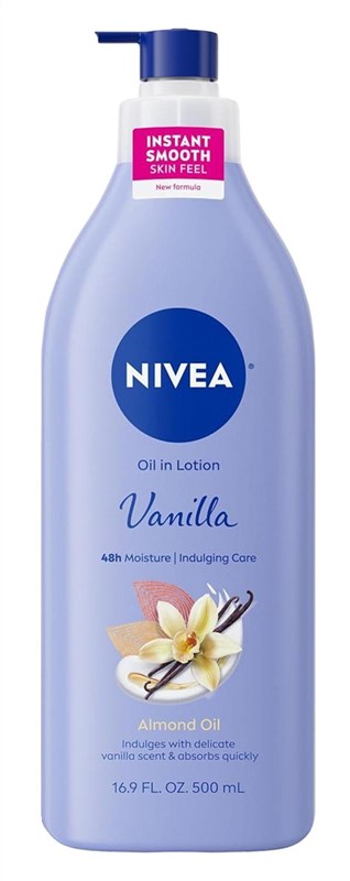 Nivea Lotion Oil-Infused Vanilla/Almond Oil 16.9oz Pump