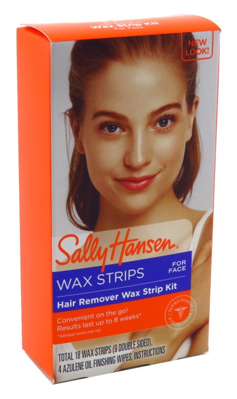 Sally Hansen Wax Strips For Face Hair Remover Wax Srip Kit