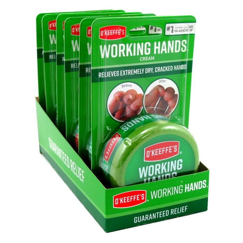 O' Keeffes Working Hands 2.7oz Jar Display (1PC)