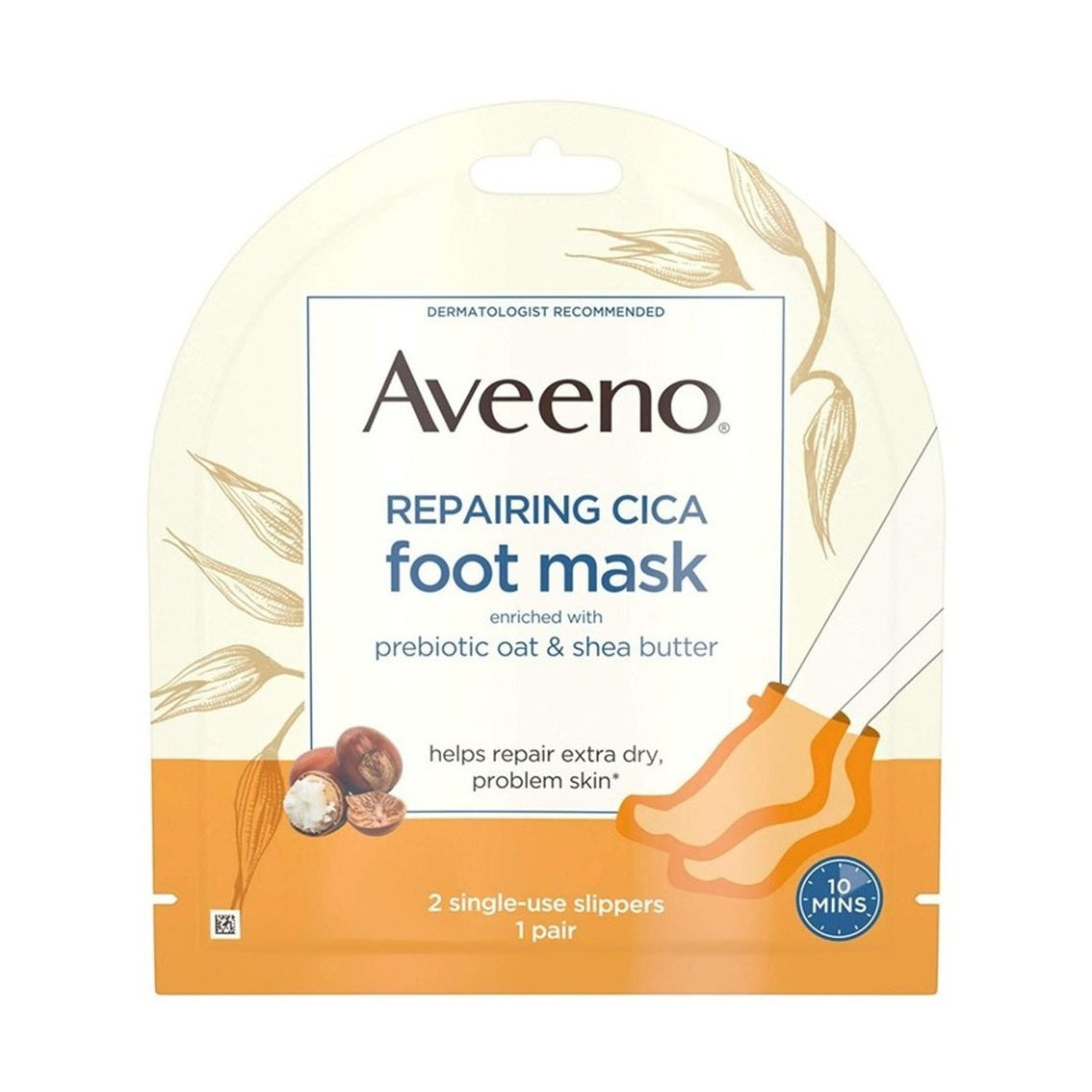 Aveeno Repairing Cica Foot Mask (1PC)