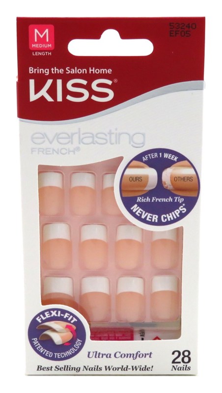 Kiss Everlasting French 28 Count Medium Flexi-Fit
