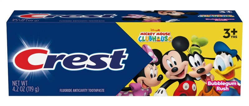 Crest Toothpaste 4.2oz Kids Disney Mickey Mouse Bubblegum
