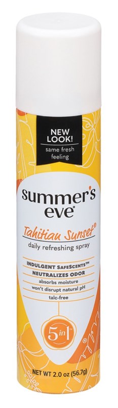 Summers Eve Freshening Spray 2oz Tahitian Sunset