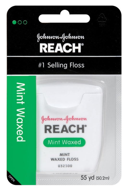 Reach Waxed Floss 55Yd Mint (1PC)