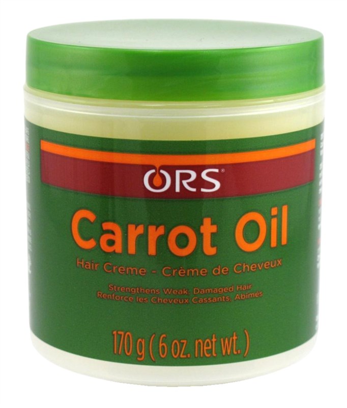 Ors Carrot Oil Hair Creme For Weak & Damaged Hair 6oz Jar