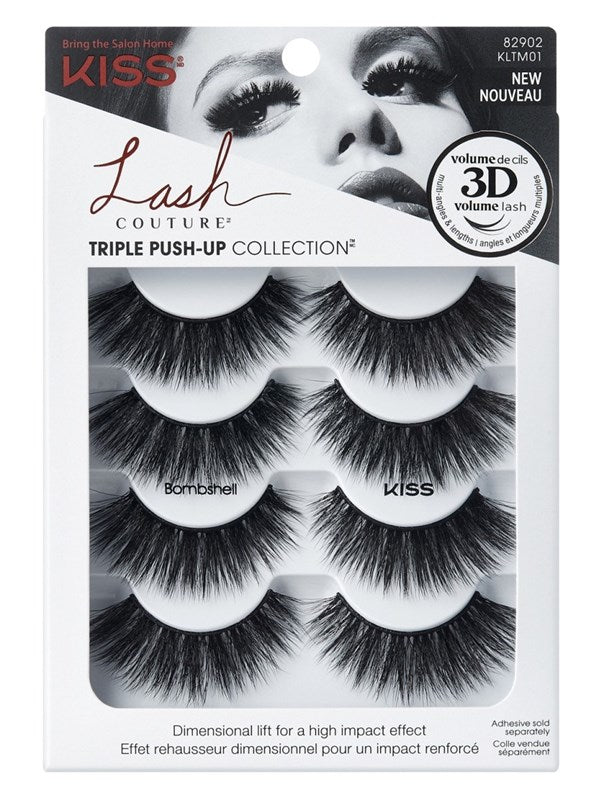 Kiss Lash Couture Triple Push- Up Collection Bombshell
