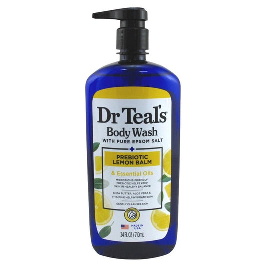 Dr Teals Body Wash Lemon Balm Prebiotic 24oz