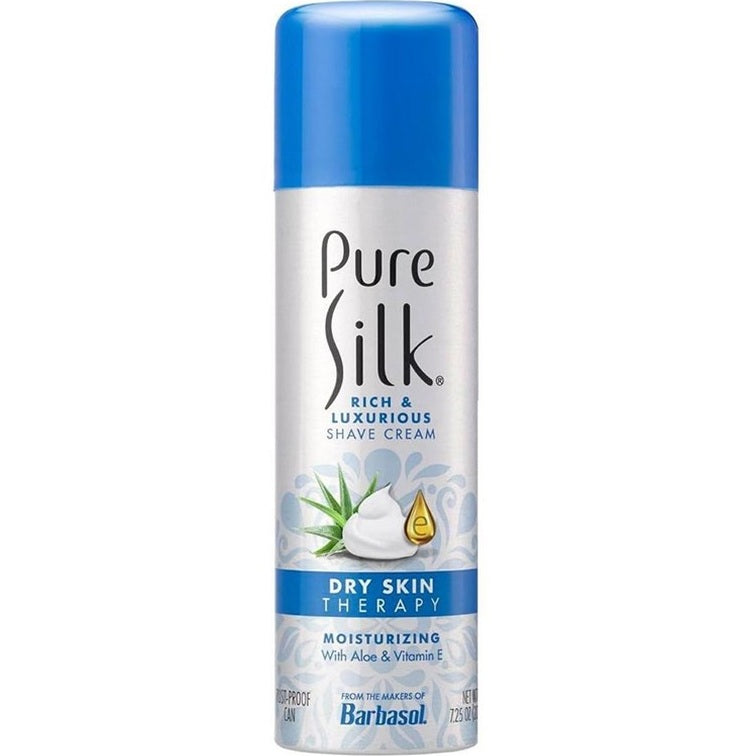 Pure Silk Shave Cream Dry Skin Therapy 7.25oz
