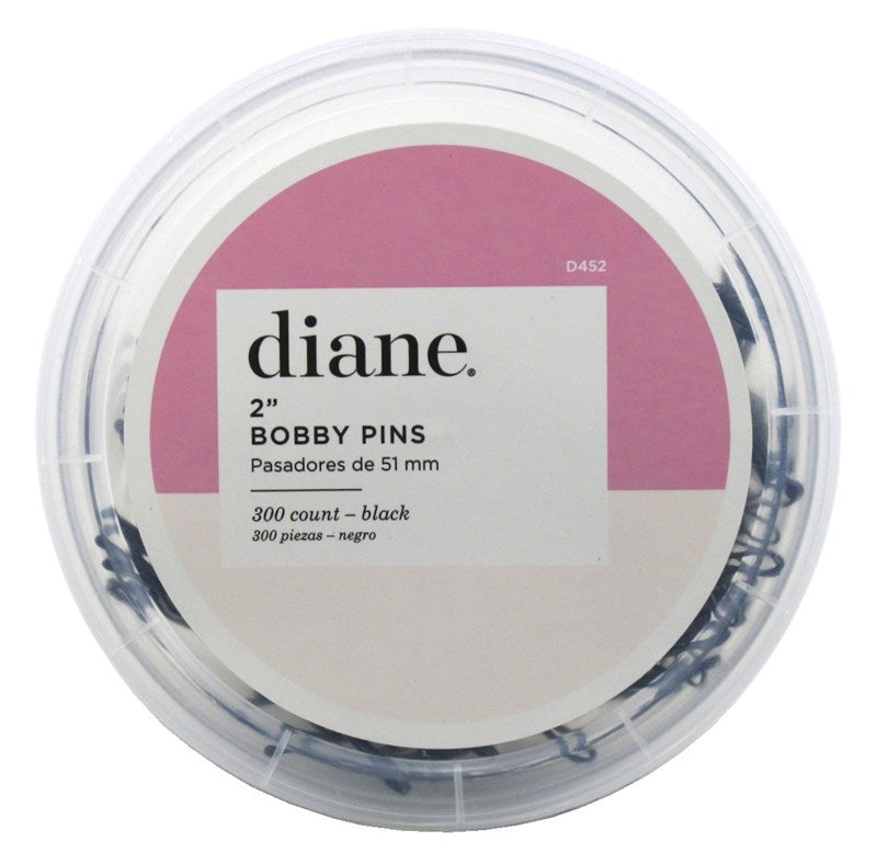 Diane Bob Pins 300S Black Tub 2 Inch