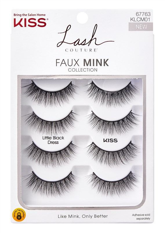 Kiss Lash Couture Faux Mink Little Black Dress Multi-Pack