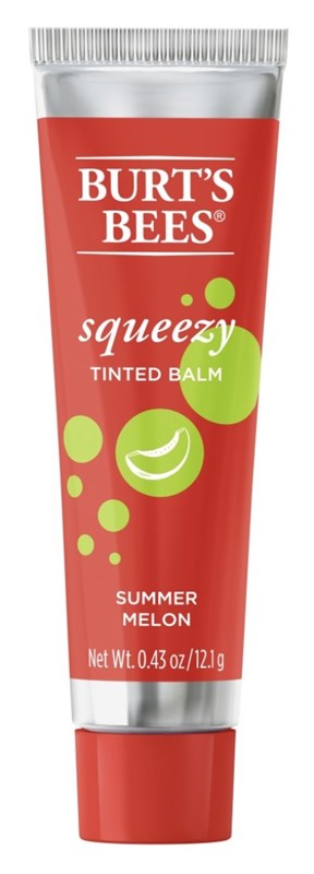 Burts Bees Tinted Lip Balm Squeezy Summer Melon ( (1PC))