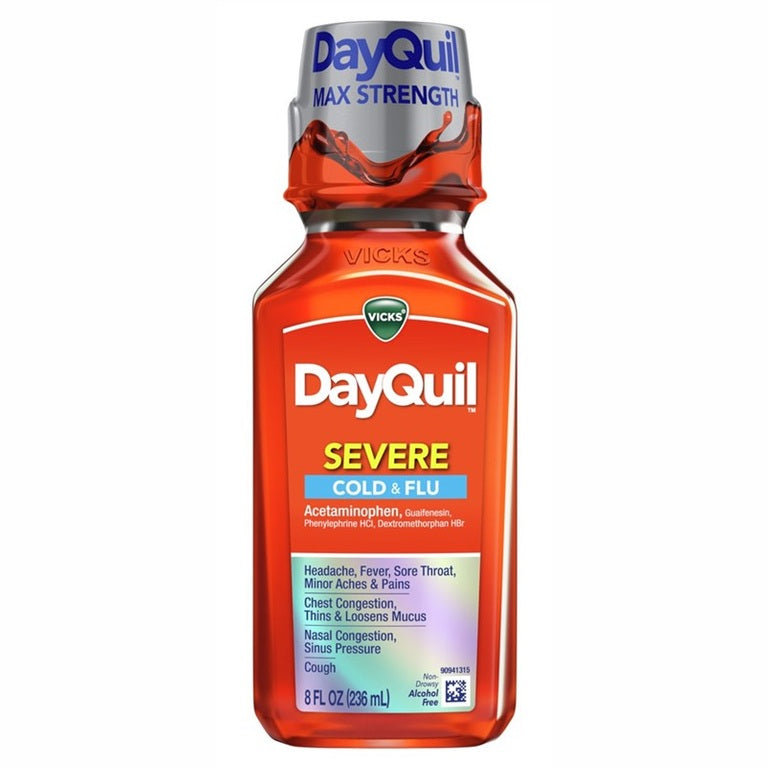 Vicks Dayquil Cold & Flu 8oz Severe