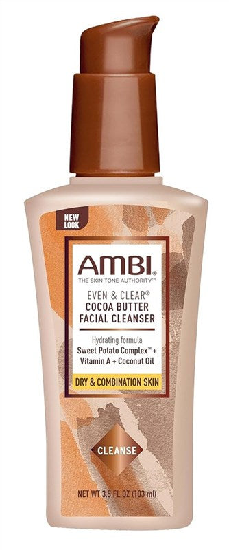 Ambi Even & Clear Facial Cleanser Cocoa Butter 3.5oz