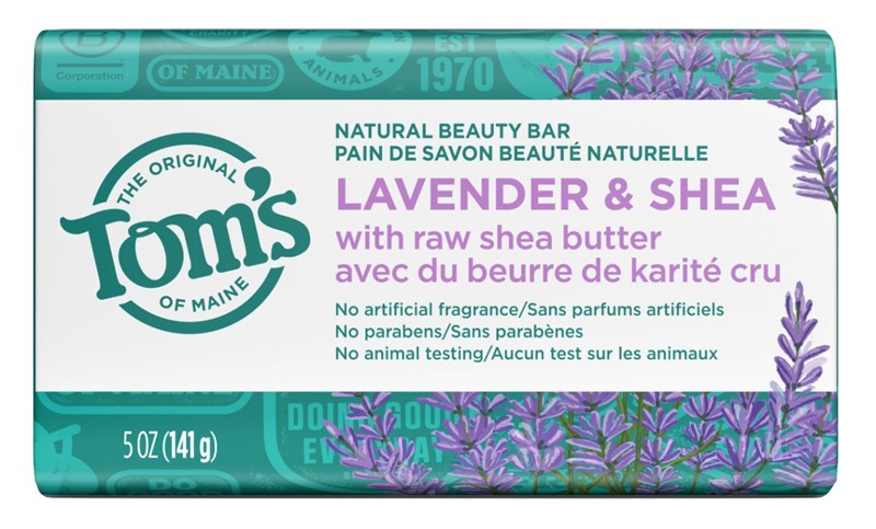 Toms Nat Beauty Bar Lavender And Shea 5oz