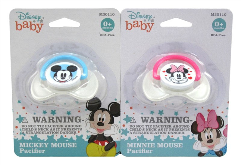 Disney Baby Pacifier Mickey & Minnie 0+M(12in)