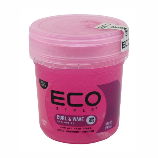 Eco Styler Styling Gel 8oz Pink Curl & Wave Firm Hold