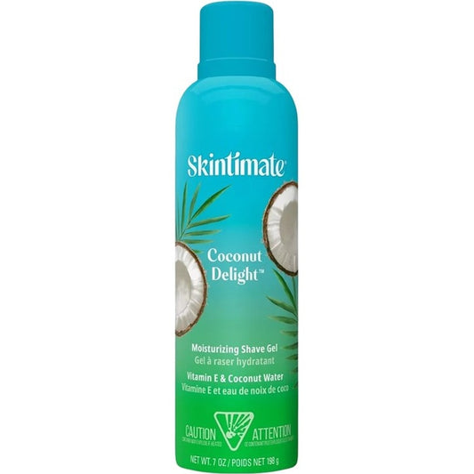 Skintimate Shave Gel Coconut Delight Moisturizing 7oz