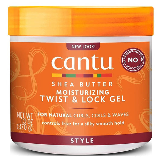 Cantu Shea Butter Twist And Lock Gel 13oz Jar