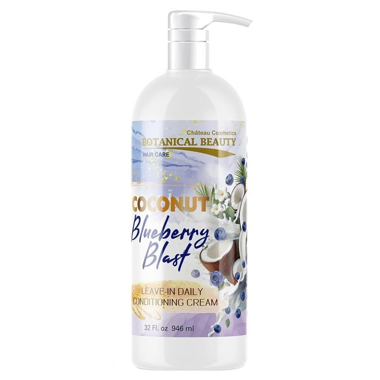 Botanical Beauty Cond Cream Leave-In Coconut Bluberry 32oz