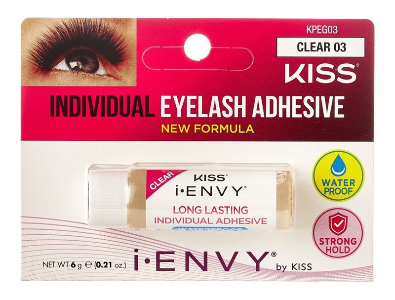 Kiss I Envy Eyelash Adhesive Individual Clear 0.21oz