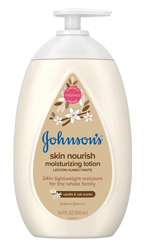 Johnsons Skin Nourish Lotion Vanilla & Oat 16.9oz