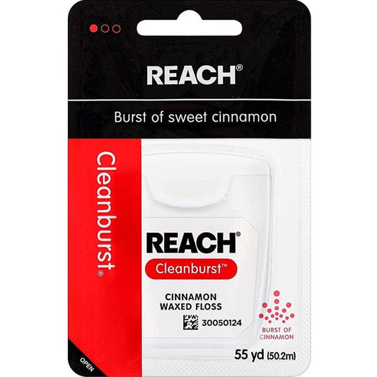 Reach Waxed Floss 55Yd Clean Burst Cinnamon (1PC)