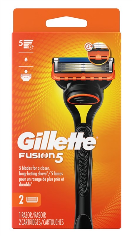 Gillette Mens Fusion 5 Razor + 1 Refill