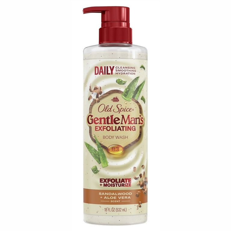 Old Spice Body Wash Gentlemans Sandalwood + Aloe Vera 18oz