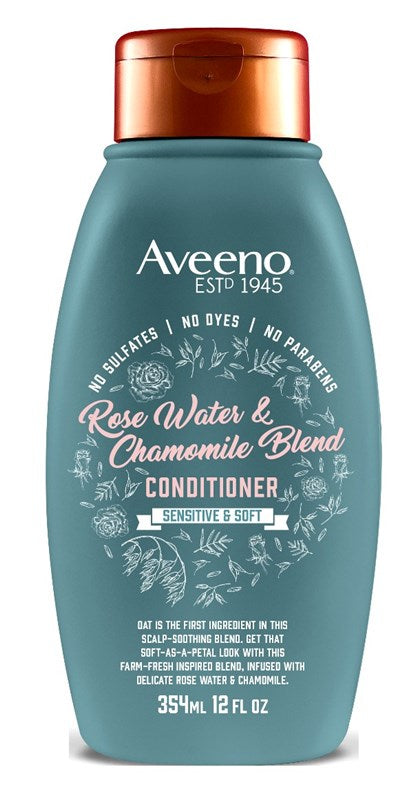 Aveeno Conditioner Rosewater & Chamomile Blend 12oz