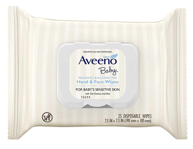 Aveeno Baby Wipes 25 Count Sensitive (1PC)