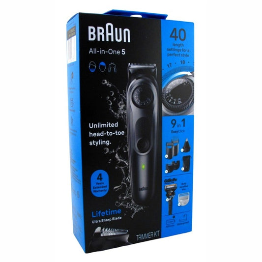 Braun Trimmer All-In-One 5 (9-In-1) Kit 40 Settings