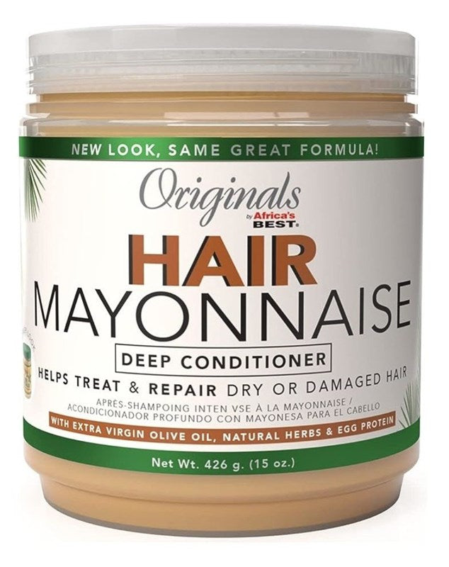 Africas Best Orig Hair Mayo Deep Conditioner 15oz Jar