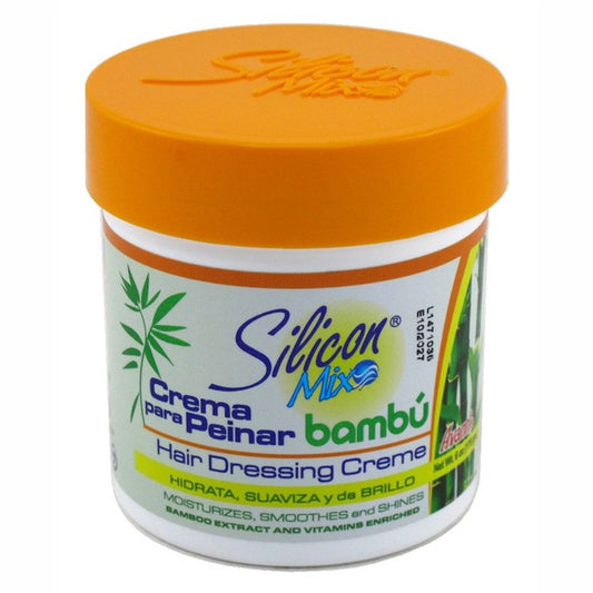 Silicon Mix Crema Para Peinar Bambu Hair Dressing Creme 6oz
