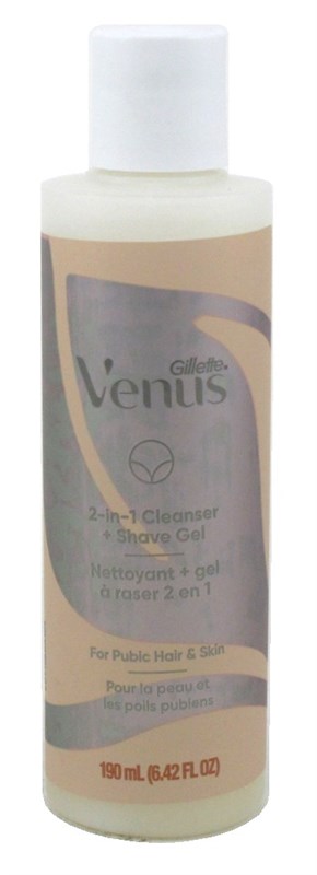 Gillette Venus Pubic Hair And Skin Cleanser+Gel 2-N-1 6.42oz
