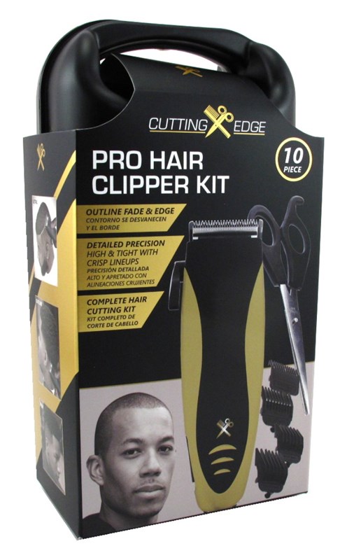 Cutting Edge Pro Clipper Hair Cutting Kit 10 Piece