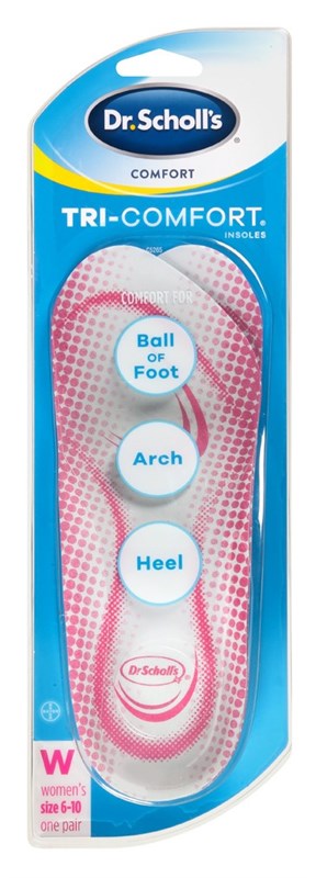Dr. Scholls Tri-Comfort Insoles Womens (Size 6-10)