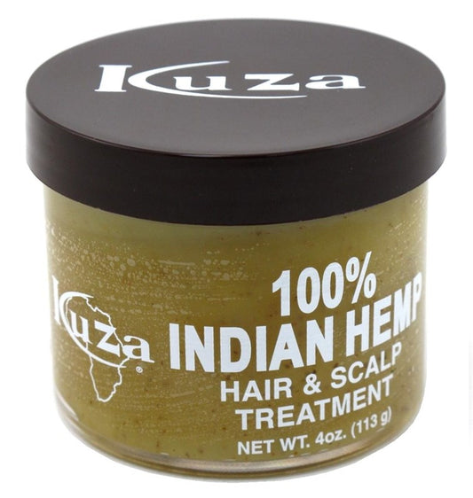 Kuza Indian Hemp Hair & Scalp Treatment 4oz Jar